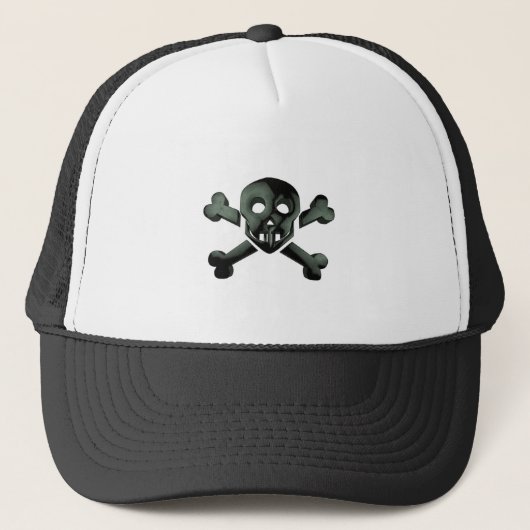Casquette croix du crâne (Devant)