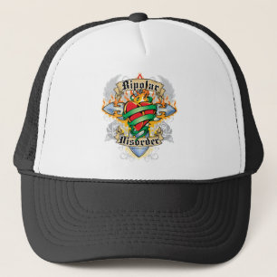 Casquette Croix et coeur de trouble bipolaire