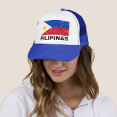 Casquette Cru de drapeau de Philippines (En situation)