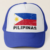 Casquette Cru de drapeau de Philippines (Devant)