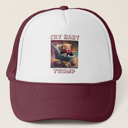Casquette Cry Baby Trump Trucker Chapeau (Devant)