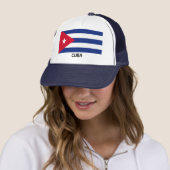 Casquette CUBA : Drapeau cubain (En situation)