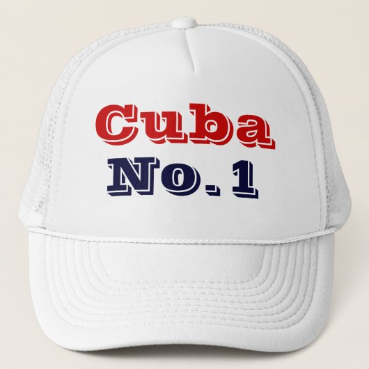 Casquette Cuba numéro un (Devant)