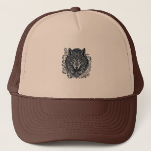 Casquette Cubisme tribal de loup