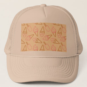 Casquette Cuisine estivale avec contours de glace