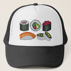 Casquette Cuisine japonaise Sushi California Thon Roll Foin