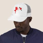 Casquette Cupid et Heart Red (En situation)