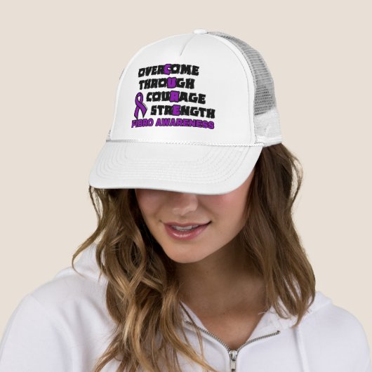 Casquette CURE...Chapeau de camion Fibro (En situation)