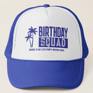 Casquette Custom 15th 20th 30th 4th 50th 60 Birthday Squad