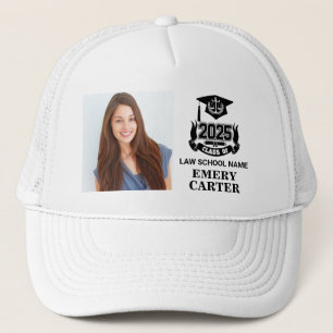 Casquette Custom 2025 Graduate Photo Attorney Law School