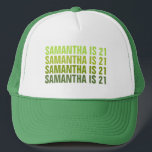Casquette Custom 21st 30th 40th 50th 60th Birthday Squad<br><div class="desc">Custom 21st 30th 40th 50th 60th Birthday Squad Trucker Chapeau</div>