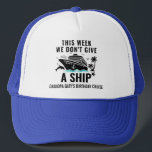 Casquette Custom 30th 40th 50th 60th Cruise Birthday Party<br><div class="desc">Custom 30th 40th 50th 60th Cruise Anniversaire Chapeau de camion de la fête</div>