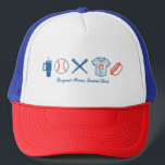 Casquette Custom Baseball Maman mignonne Softball Mama<br><div class="desc">Montrez à votre équipe la fierté de ce chapeau de camionneur de baseball sur mesure ! Personnalisez avec votre nom et votre numéro de joueur. Ce casquette est parfait pour les mamans de baseball, les fans de softball ou les supporters d'équipe. Un tee-shirt élégant et confortable pour l'acclamation des stands,...</div>