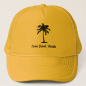 Casquette Custom Beach Palm Tree Nautical (Devant)