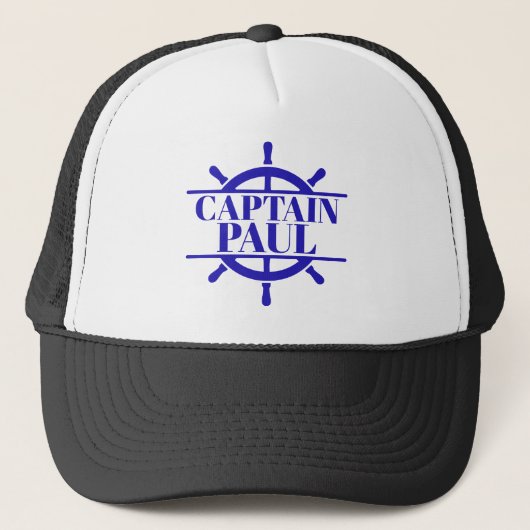 Casquette Custom Captain Boat (Devant)