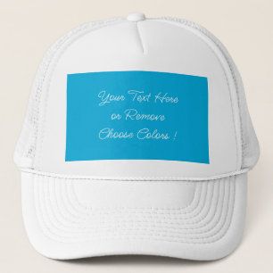 Casquette Custom Colors and Text