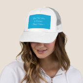 Casquette Custom Colors and Text (En situation)