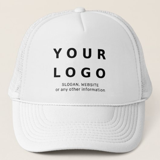 Casquette Custom Company Business Logo and Text Baseball  (Devant)