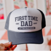 Casquette Custom First Time Papa Funny New Papa Fête des pèr