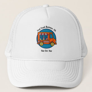 Casquette Custom Food Truck Business Trucker Hat