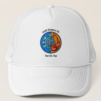 Casquette Custom HVAC Company Trucker Hat