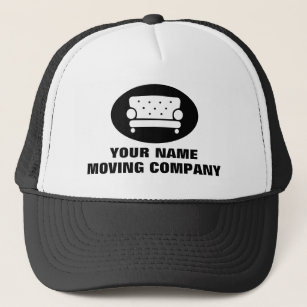 Casquette Custom moving company trucker hat for movers