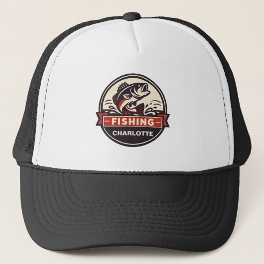 Casquette Custom Name Fishing (Devant)