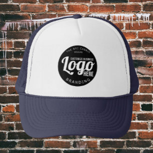 Casquette Custom Navy Blue Business Logo Entreprise Employé
