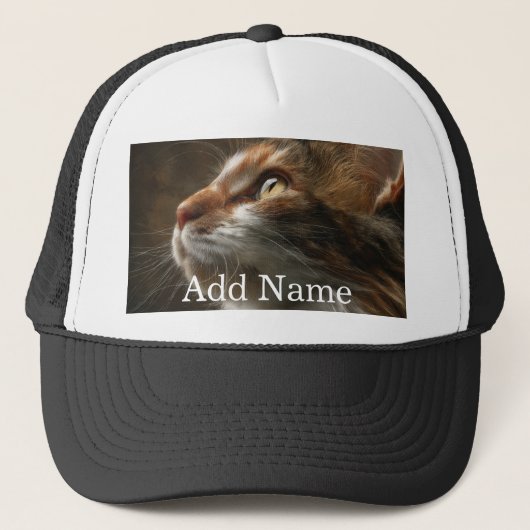 Casquette Custom Pet Photo and Text Personalized (Devant)