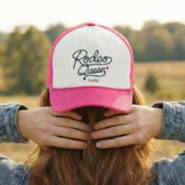 Casquette Custom Pink Rodeo Queen Western Bachelorette Party