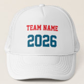 CASQUETTE CUSTOM TEAM NAME 2026 PERSONALIZED GIFT (Devant)