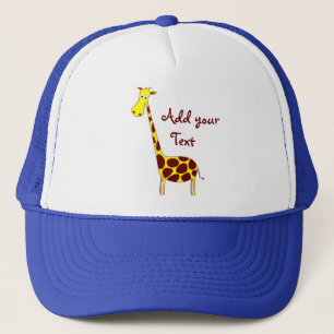 Casquette Customise-Le ! Cute Giraffe Design