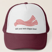 Casquette Customiser ce graphique Bacon Rashers (Devant)