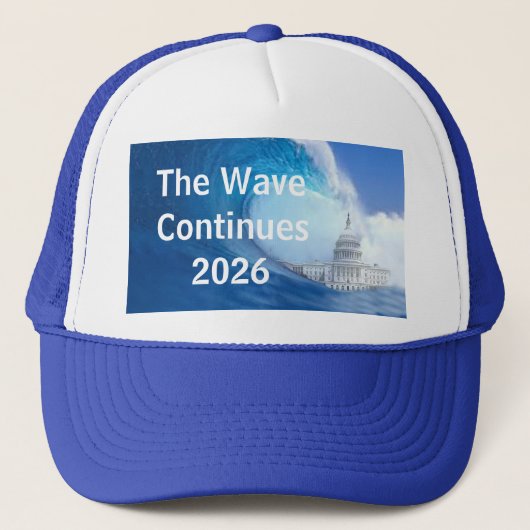 Casquette Customize Blue Wave Election 2026 (Devant)