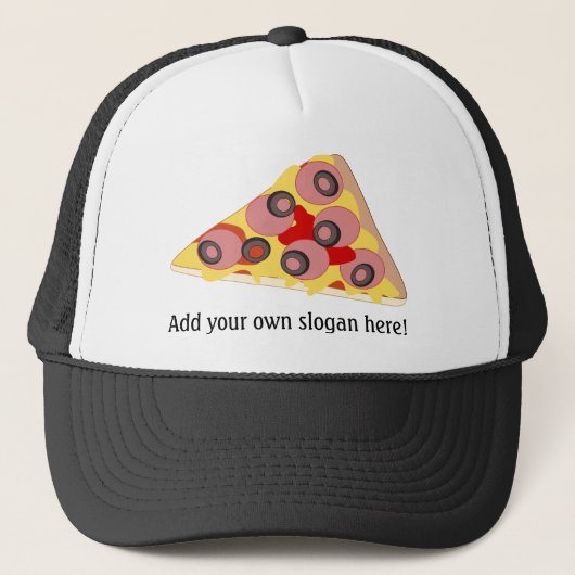 Casquette Customize Pizza Slice graphic (Devant)