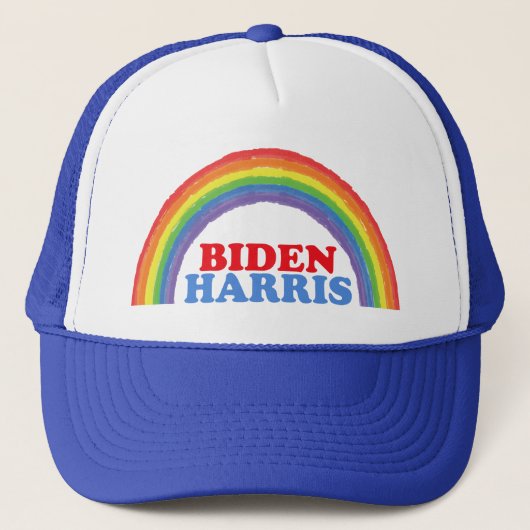 Casquette Cute Biden Harris Rainbow Democrat (Devant)