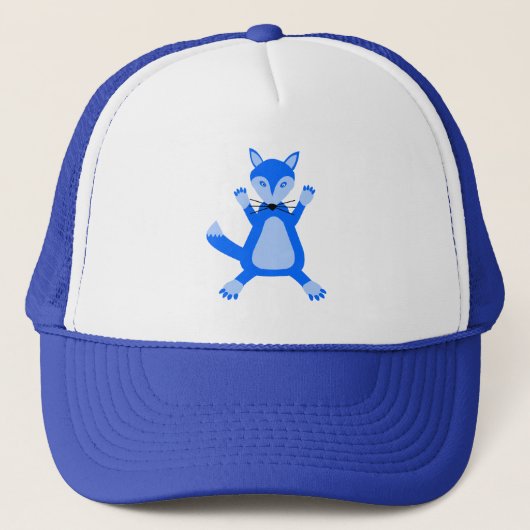 Casquette Cute Blue Baby Boy Fox (Devant)