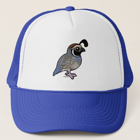 Casquette Cute California Quail (Devant)