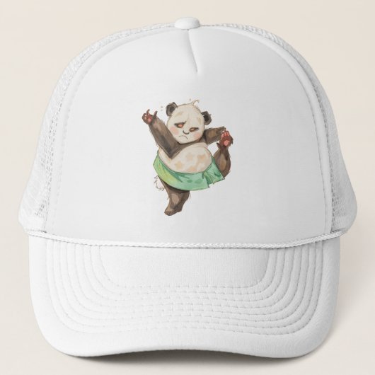 Casquette Cute Funny Panda Ballerina Cap (Devant)