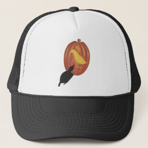 Casquette Cute Halloween Jack O'Lantern and Crow