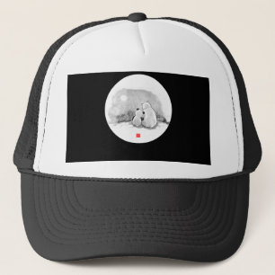 Casquette Cute Panda et ours polaire amoureux des animaux