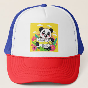 Casquette Cute Panda "Passez Une Journée Pandastique"
