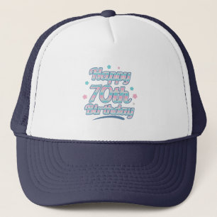 Casquette Cute Pastel Fête le 70e anniversaire