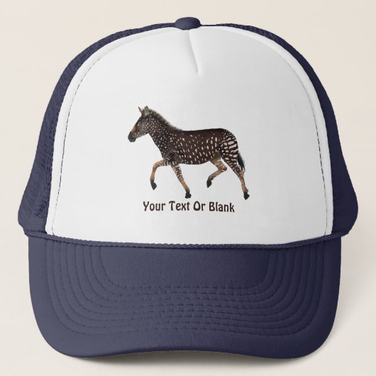 Casquette Cute Polka Dot Zebra (Devant)