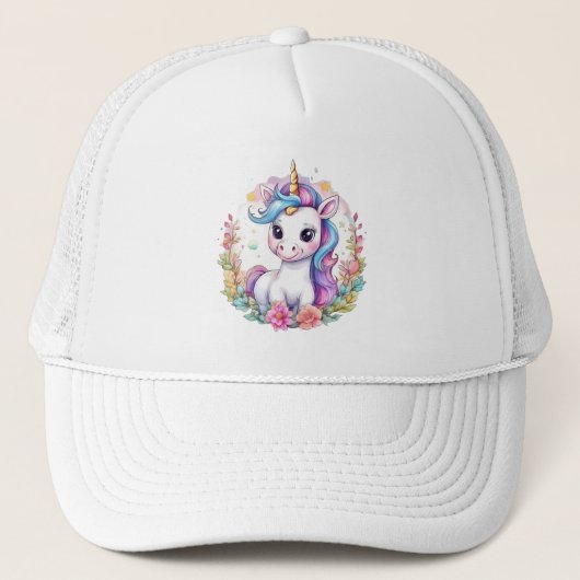 Casquette Cute Unicorn Cool Unicorn positif (Devant)
