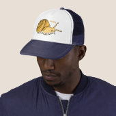 Casquette Cute yellow snail cartoon (En situation)