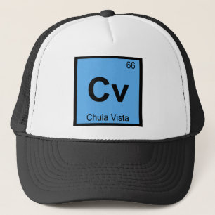 Casquette Cv - Chula Vista Californie Symbole Chimique