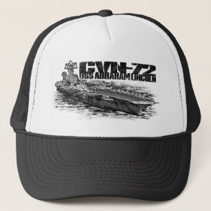Casquette CVN-72 Abraham Lincoln Trucker Chapeau