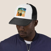 Casquette Cyborg électrique (En situation)