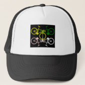 Casquette Cyclisme Jaune Vert Blanc Polka-Dot Jerseys (Devant)